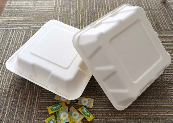 9 Inch Heavy Duty Biodegradable Takeout Containers