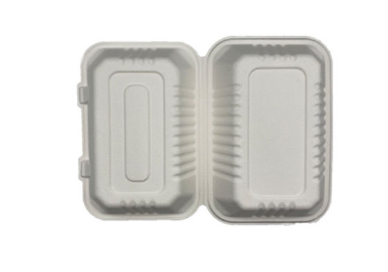 EN13432 9×6 Inch  Natural Bio Food Packaging Boxes