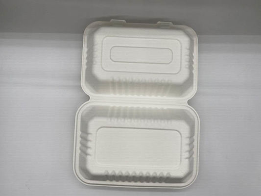 EN13432 9×6 Inch  Natural Bio Food Packaging Boxes