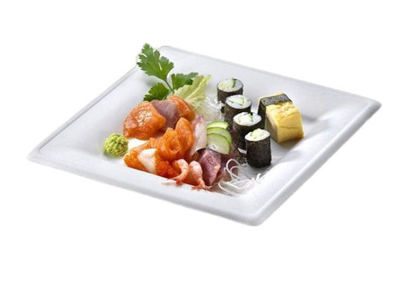 Square Sugarcane Pulp Plates