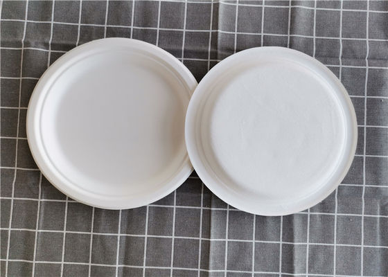 15g 9 Inch Round  Sugarcane Bagasse Disposable Tableware