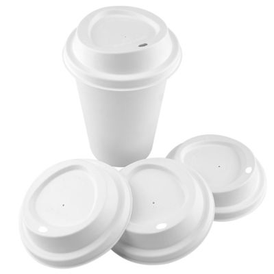 Sugarcane Bagasse Cup Cover Swivel Take Away Disposable Paper Custom Cup Lid Despenses Drink Into Cup