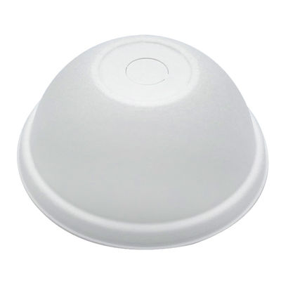 Eco Cup Cover Compostable Bagasse Fiber 90Mm Snack Cup Lids Paper For Hotel Cold Milk