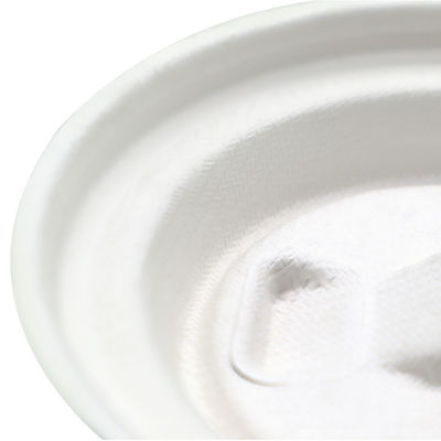 80mm 90mm Disposable Sugarcane Fiber Bubble Tea Cup Lids
