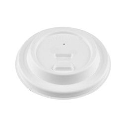 80mm 90mm Disposable Sugarcane Fiber Bubble Tea Cup Lids