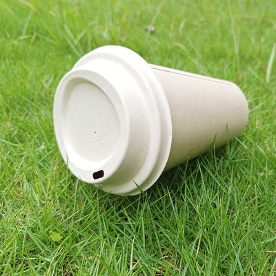 Refrigerator Safe Biodegradable 80mm 90mm Bagasse Coffee Cups And Lids