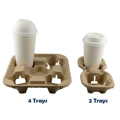 Biodegradable Disposable 8 - 32oz Cardboard Cup Holders