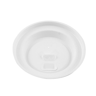 Sugarcane Bagasse Pulp Eco Cup Lids 100% Natural Plant Fiber Lids 90mm