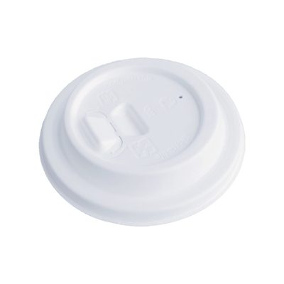 Cup Lids, Cup Holder. White/Nature, Sugarcan Bagasse, Biodegradable and compostable